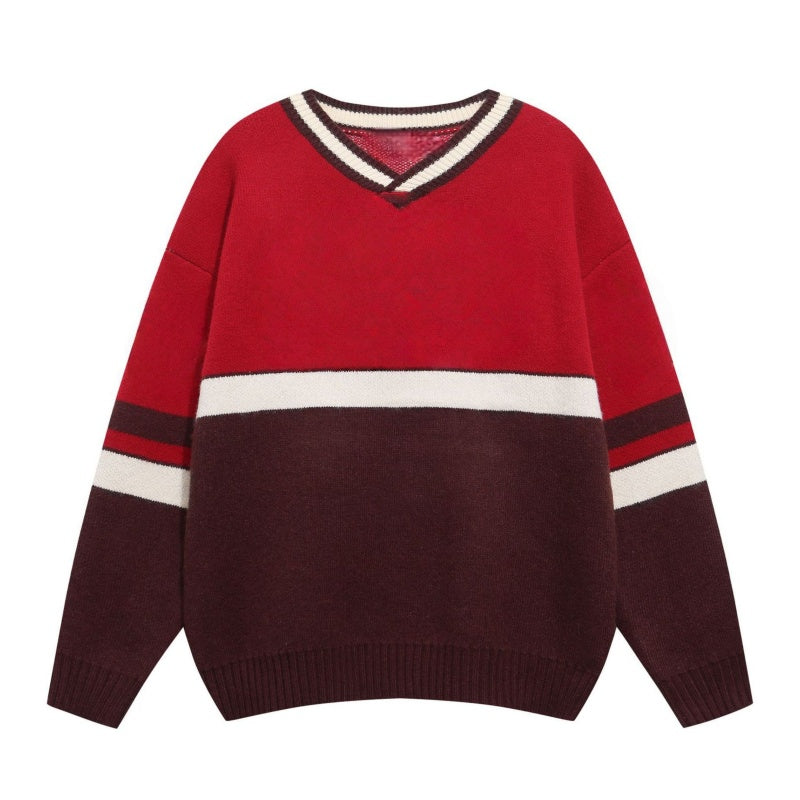 Retro Motorcycle Style Sweater